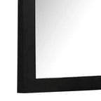 Specchio da comò 41" Moderno Glam Nero con Dettagli in Acrilico Oro Montaggio a Parete Camera da Letto