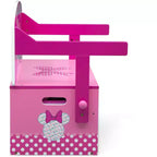 Minnie Mouse Scrivania per Attività 3-in-1 con Contenitore, a Pois Rosa, per Bambini