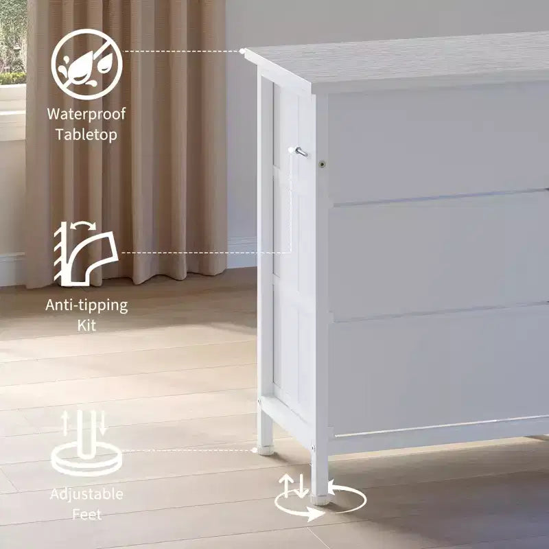 Cassettiera Nera da 70" con 13 Cassetti in Tessuto e Luci LED Mobile TV Ampio Comò Camera da Letto Soggiorno