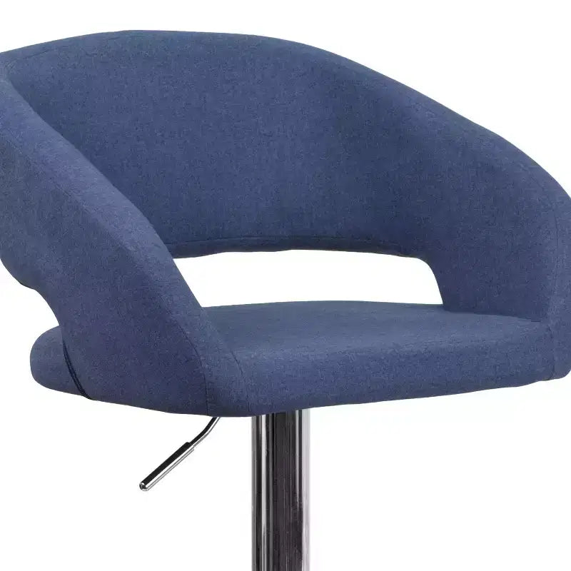 Sgabello da bar moderno con schienale arrotondato, regolabile in altezza, seduta girevole a 360°, in vinile, 150 kg