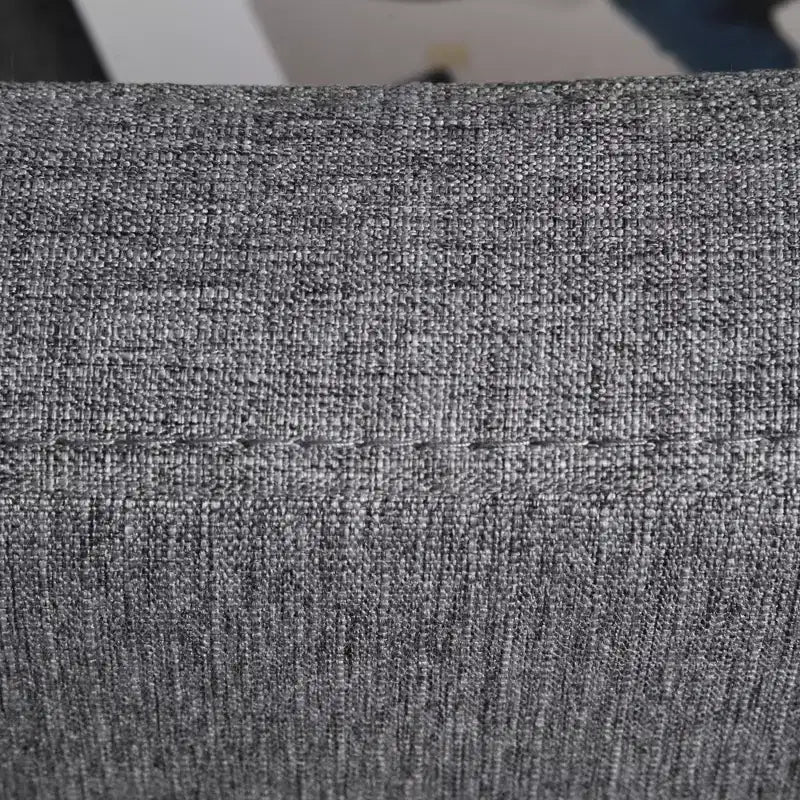 Divano Letto Convertibile Chaise Longue Reclinabile in Tessuto Trapuntato con Schienale Regolabile Grigio
