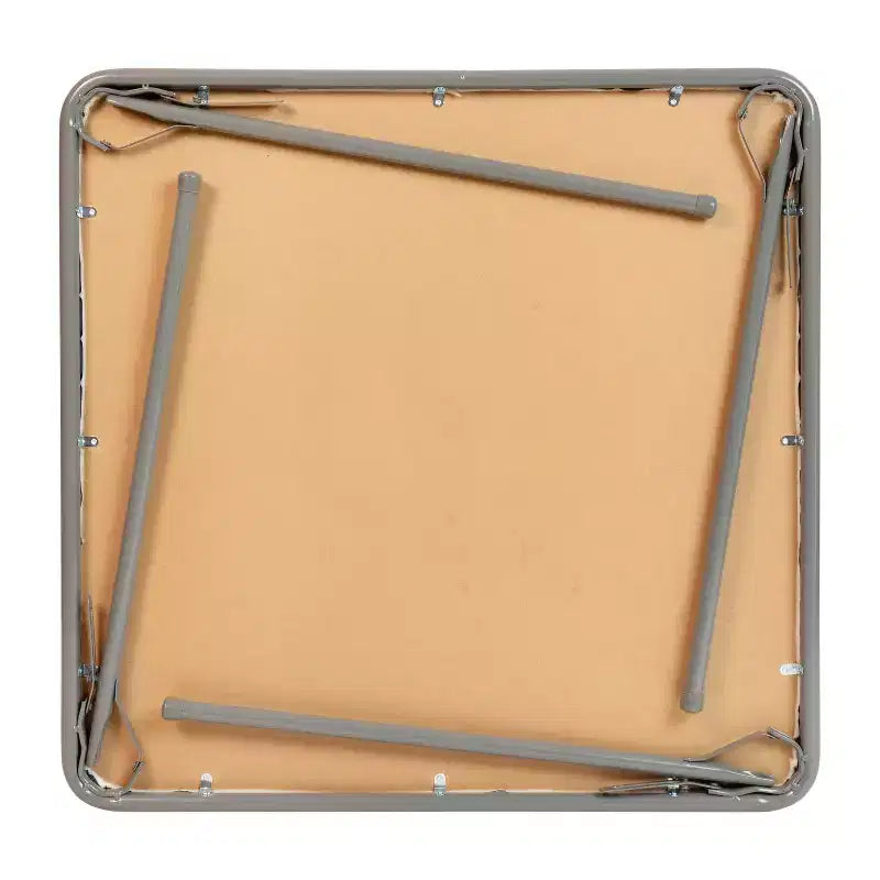 Tavolo Pieghevole con Piano in Vinile Tavolo da Gioco Tavolo da Pranzo Portatile 4 Posti