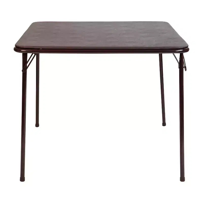 Tavolo Pieghevole con Piano in Vinile Tavolo da Gioco Tavolo da Pranzo Portatile 4 Posti